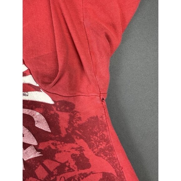 Vintage Y2K SouthPole AOP Red Shirt XL Streetwear Hype Art Logo Rare Hip Hop Art - Picture 9 of 16